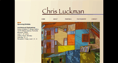 Desktop Screenshot of chrisluckmanart.com